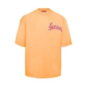 Grafische Print Heren T-shirt Pharmacy Industry , Orange , Heren