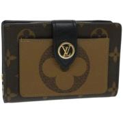 Pre-owned Canvas wallets Louis Vuitton Vintage , Brown , Dames