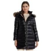 Zwarte Puffer Jas Hetregó , Black , Dames