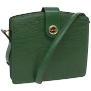 Pre-owned Leather louis-vuitton-bags Louis Vuitton Vintage , Green , D...