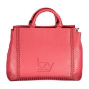 Rode Twee-Compartiment Handtas met Logo Detail Byblos , Pink , Dames