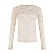 Lange Mouw Top 11A04-03714 Anna Van Toor , Beige , Dames