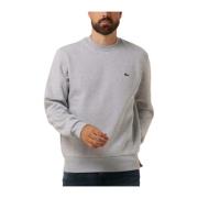 Heren Sweatshirt Grijze Trui Lacoste , Gray , Heren