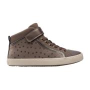 Hoge Top Sneakers Geox , Gray , Dames