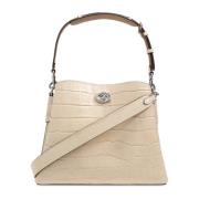 Wilg SB Schoudertas Coach , Beige , Dames