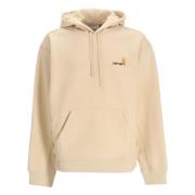 Hoodie met Amerikaans script Carhartt Wip , Beige , Heren