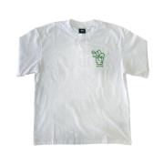 T-shirt met bedrukt logo Edwin , White , Heren