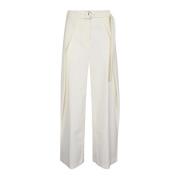 Witte Broek met Riem Erika Cavallini , White , Dames