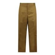 Klassieke katoenen chino broek Maison Kitsuné , Green , Heren