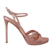 Roze Stiletto Hak Sandalen Prada , Pink , Dames