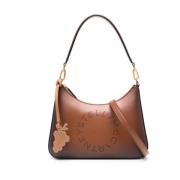 Bruine Hobo Tas met Gouden Hardware Stella McCartney , Brown , Dames