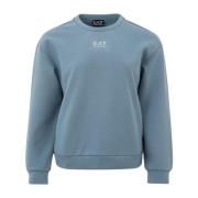 Stijlvolle Polyester Sweater Emporio Armani EA7 , Blue , Dames