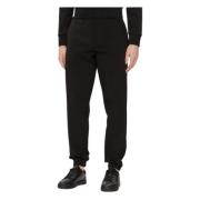 Zwarte Katoenen Elastische Taille Broek Calvin Klein , Black , Heren