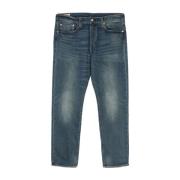 Blauwe Denim Tapered Leg Jeans Levi's , Blue , Heren