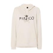 Beige Hoodie Pinko , Beige , Dames