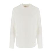 Casual Katoenen T-Shirt Jil Sander , White , Heren