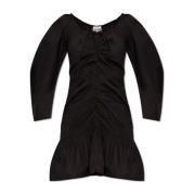 Jurk van katoen Ganni , Black , Dames