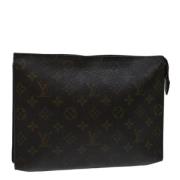 Pre-owned Canvas pouches Louis Vuitton Vintage , Brown , Dames