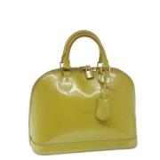 Pre-owned Leather handbags Louis Vuitton Vintage , Beige , Dames