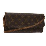 Pre-owned Canvas louis-vuitton-bags Louis Vuitton Vintage , Brown , Da...