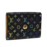 Pre-owned Canvas wallets Louis Vuitton Vintage , Black , Dames