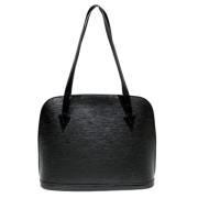 Pre-owned Leather louis-vuitton-bags Louis Vuitton Vintage , Black , D...