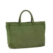 Pre-owned Nylon handbags Prada Vintage , Green , Dames