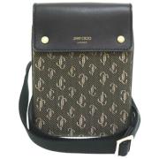 Pre-owned Fabric shoulder-bags Jimmy Choo Pre-owned , Brown , Dames