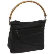 Pre-owned Nylon gucci-bags Gucci Vintage , Black , Dames