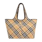 Katoenen tote tas Burberry , Beige , Dames