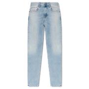 Lichtblauwe Skinny Fit Stretch Denim Diesel , Blue , Heren