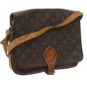 Pre-owned Canvas louis-vuitton-bags Louis Vuitton Vintage , Brown , Da...