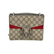 Pre-owned Canvas clutches Gucci Vintage , Beige , Dames