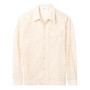 Vierbladige Witte Jagou Shirt Séfr , Beige , Heren