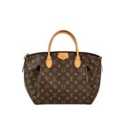 Pre-owned Canvas handbags Louis Vuitton Vintage , Brown , Dames