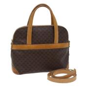 Pre-owned Leather handbags Celine Vintage , Brown , Dames