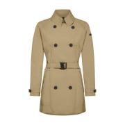 Waterproof City Essential Trenchcoat RRD , Brown , Dames