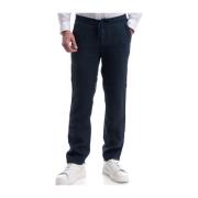 Blauwe Chino Broek Roy Roger's , Blue , Heren