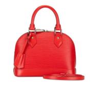 Pre-owned Leather louis-vuitton-bags Louis Vuitton Vintage , Red , Dam...