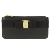 Pre-owned Leather wallets Salvatore Ferragamo Pre-owned , Black , Dame...