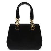 Pre-owned Leather handbags Salvatore Ferragamo Pre-owned , Black , Dam...