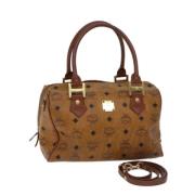 Pre-owned Leather handbags MCM Pre-owned , Brown , Dames