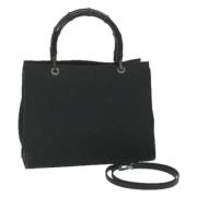 Pre-owned Canvas gucci-bags Gucci Vintage , Black , Dames