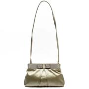 Pre-owned Leather shoulder-bags Salvatore Ferragamo Pre-owned , Gray ,...