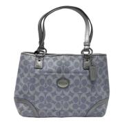 Pre-owned Leather handbags Coach Pre-owned , Blue , Dames