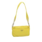 Pre-owned Nylon prada-bags Prada Vintage , Yellow , Dames