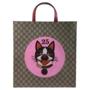 Pre-owned Canvas totes Gucci Vintage , Multicolor , Dames