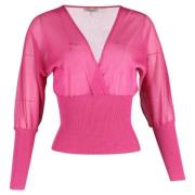 Pre-owned Silk tops Emilio Pucci Pre-owned , Pink , Dames