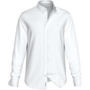 Witte Casual Overhemd Slim Fit Calvin Klein , White , Heren