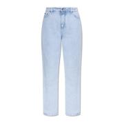 Jeans met logo Dolce & Gabbana , Blue , Dames